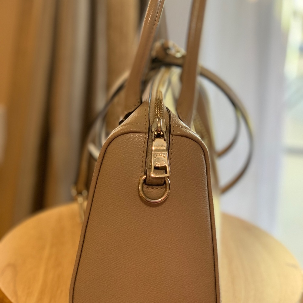 CROSSGRAIN LEATHER MINI BENNETT SATCHEL - Picture 4 of 8